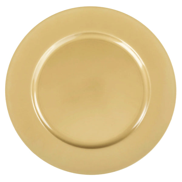 Gold Simple Charger Plate
