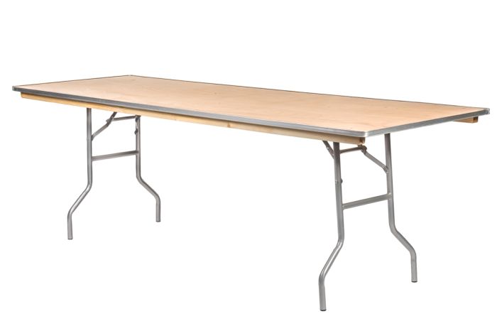 8 Ft Rectangular Table Rental in Miami, FL | Seats 8–10 – Soiree Party ...