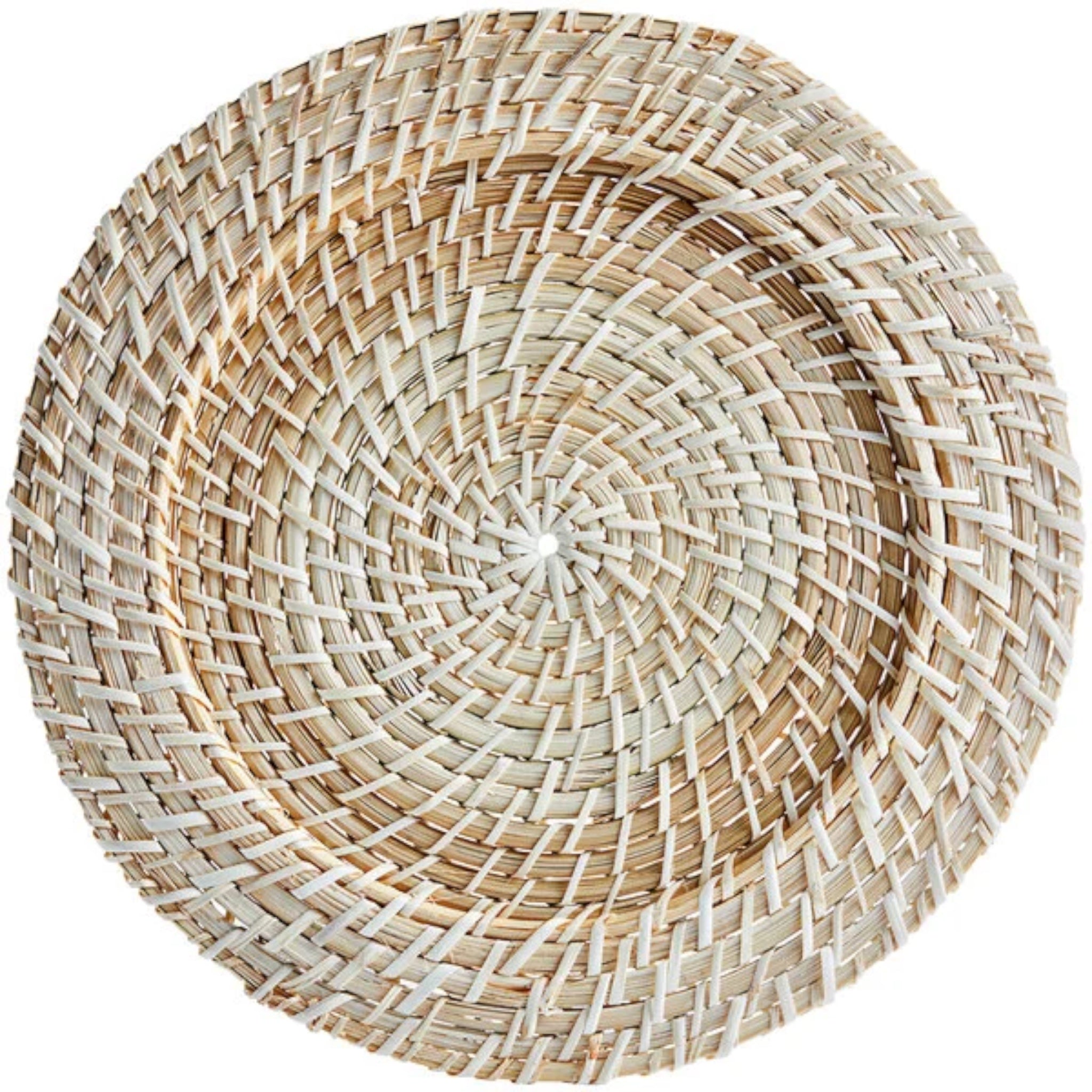 Rattan Charge Plate Rental (Blonde) - Miami, Kendall, Coral Gables ...