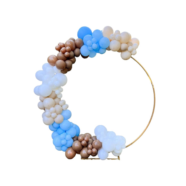 Gold Arch & Balloon Garland