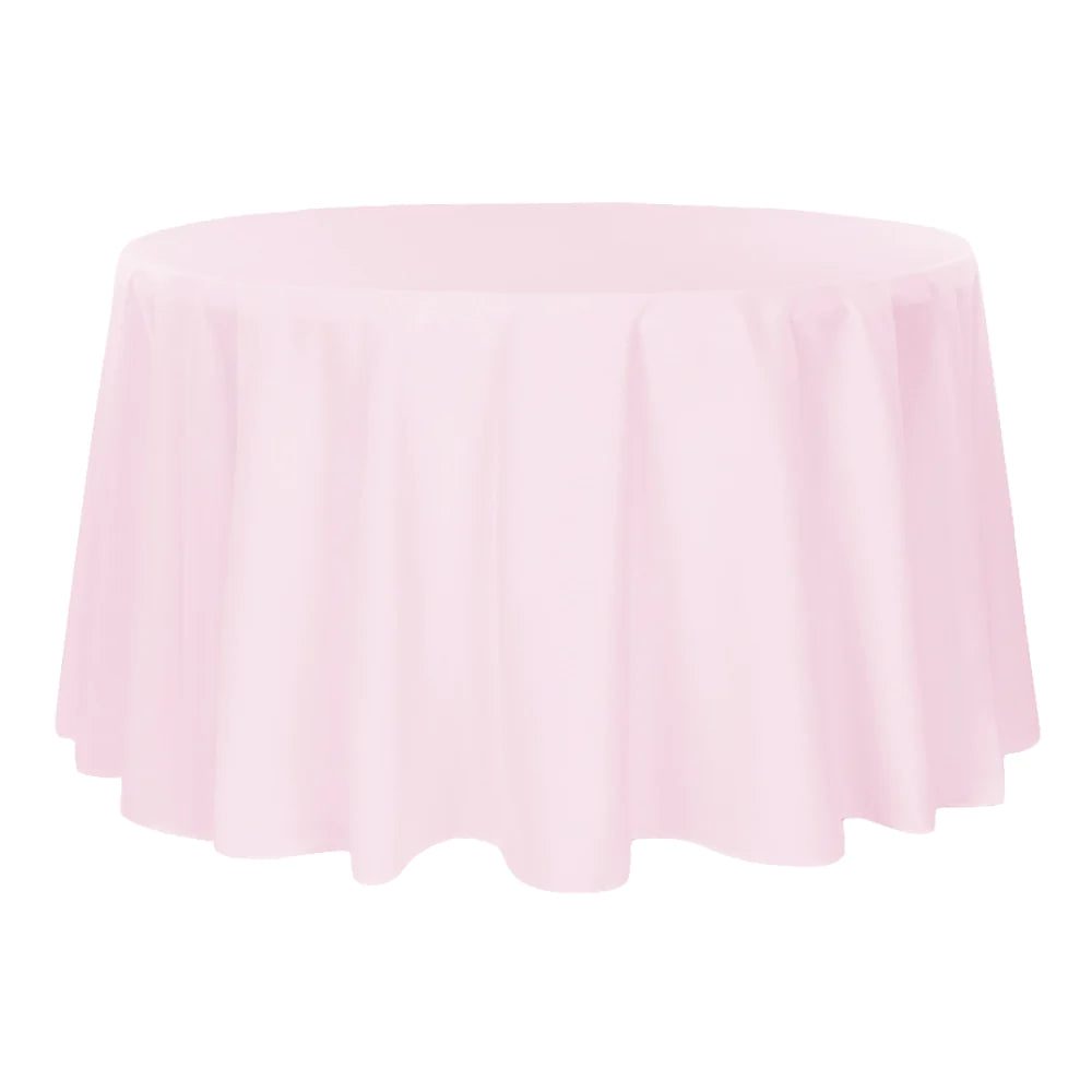 Light Pink Polyester Tablecloth Rental - Miami – Soiree Party Rental