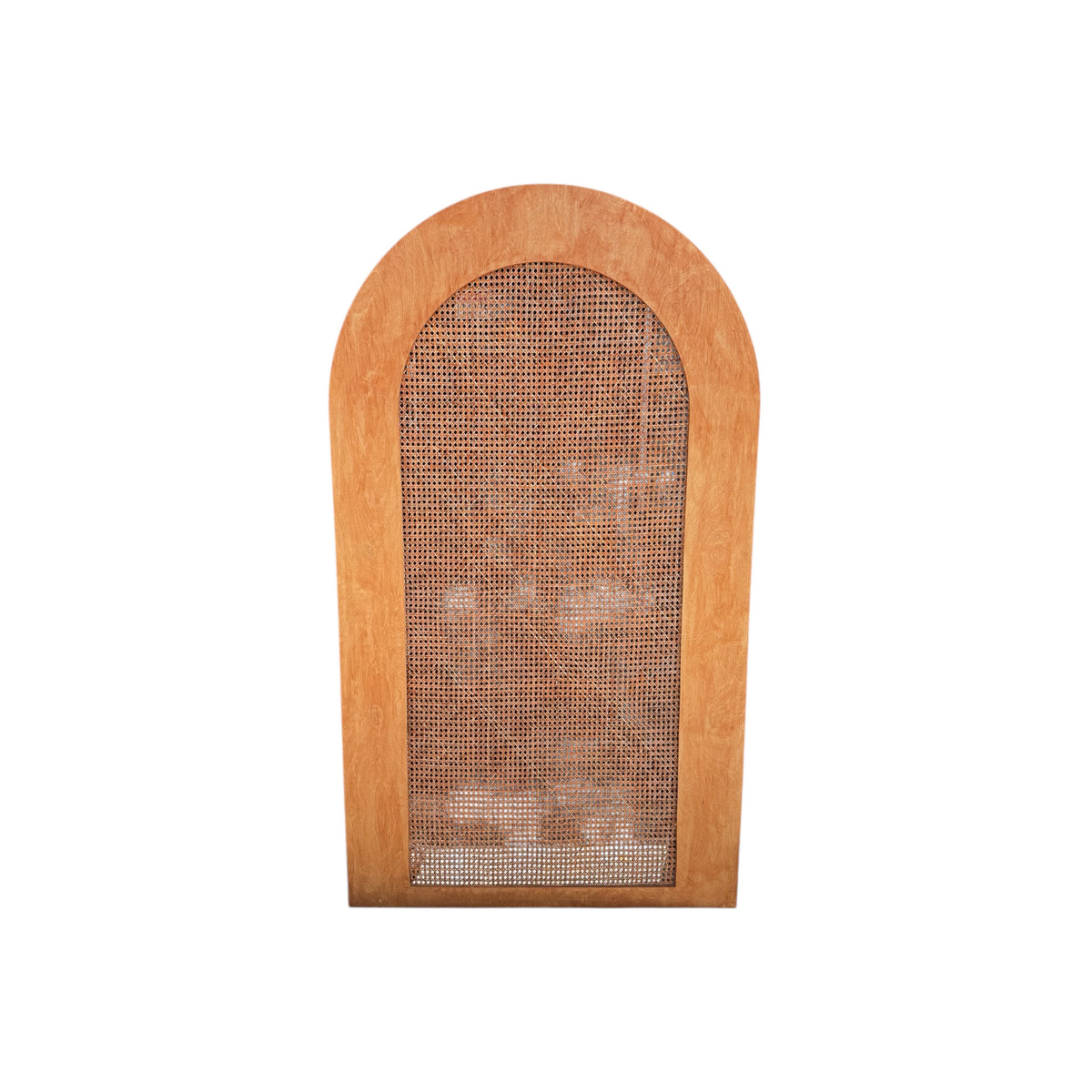 Oval Rattan Backdrop – Soiree Party Rental